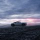 tesla cybertruck surrounded by clouds